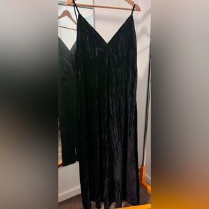 Black Velvet Jumpsuit